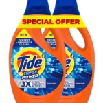 منظف الغسيل كلين اند فريش باور جل من تايد، 1.8 لتر (عبوة مزدوجة)